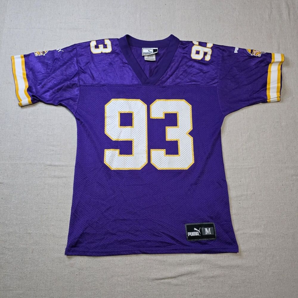 Vintage Puma MINNESOTA VIKINGS JOHN RANDLE #93 Football Jersey Mens Size Medium